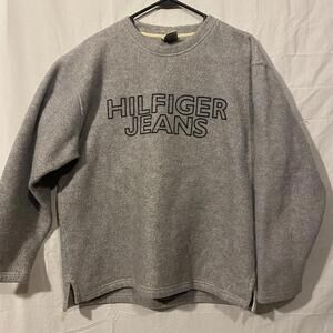 Vintage 1990s Tommy Hilfiger USA Fleece Pullover Men’s Sz Large Made in USA